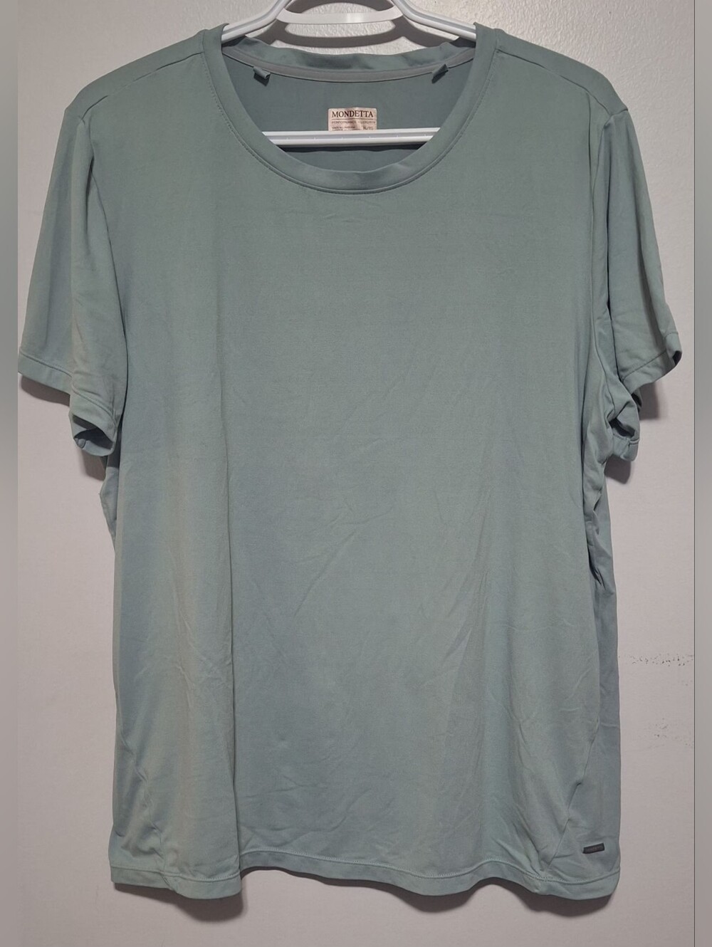 XL Mondetta Light Sage Crew Neck Short Sleeve Tee